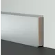 Плинтус напольный Dollken Cubu flex life Нержавеющая сталь 80x11x2500 мм 10 шт.