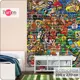 Фотообои флизелиновые Bartonwall 200x270 см 3d Граффити K226