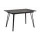 Стол прямоугольный R-Home Диего 120-160x75x80 см МДФ цвет черный