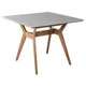 Стол прямоугольный R-Home Нарвик 96x74.50x96 см МДФ цвет белый/бук