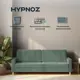 Раскладной диван Hypnoz Lugo 223x92.5x94 см велюр цвет темно-зеленый