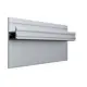 Плинтус напольный скрытого монтажа AlPro13 7209 анодированный серебро 100x12.7x2700 мм 8 шт.