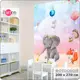 Фотообои флизелиновые Bartonwall 200x270 см 3d Детские Животные Воздушный шар K24702