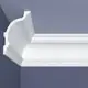 Плинтус Bello Deco 00-00104819 на потолок, полистирол (XPS), белый, 2000x75x75 мм 3 шт