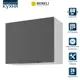 Навесной шкаф под вытяжку Beneli Color 60x48x31.2 см ЛДСП цвет черно-серый