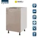 Напольный шкаф Beneli Color 50x82x57.6 см ЛДСП цвет капучино/белый