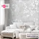 Фотообои флизелиновые Barton Wall 400x270 см Бетон Цветочный узор M249-G