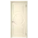 Дверь межкомнатная глухая с замком и петлями в комплекте Ларго 4 80x200 см эмаль цвет бежевый