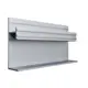 Плинтус скрытого монтажа AlPro13 7210 с нижней полкой серебро 48x12.7x2700 мм 6 шт