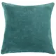 Подушка Inspire Flandria 45x45 см цвет бирюзовый Emerald 1