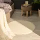 Ковер полиэстер Ribera 01800A ø80 см цвет белый