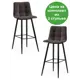 Барный стул Tetchair Chilly 44x104x53 см цвет темно-серый