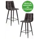 Барный стул Tetchair Chilly 44x94x53 см цвет темно-серый