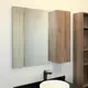 Шкаф подвесной Comforty Порто 00-00009232cf 90x80см цвет дуб темно-коричневый