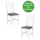 Комплект стульев 2 шт Tetchair Sweden 99x41x40 см ткань цвет белый