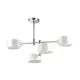 Люстра на штанге Lumion 217824.c 4 лампы 12 м² цвет хром