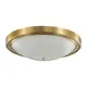 Светильник настенно-потолочный Lumion Provence opal468 326994.c 4 лампы 12 м² цвет латунь