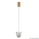 Светильник подвесной светодиодный Crystal lux 1081/201 2 м² нейтральный белый свет цвет белый