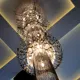 Люстра потолочная Crystal lux 1720.224 1 лампа 2 м² цвет никель