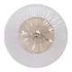 Настенный светильник светодиодный Arte perfetto luce Тип в 3326.b2521-1-d150/h150/led ni нейтральный белый свет цвет никель