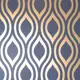 Обои виниловые Arthouse Geometrics Checks & Stripes 0.53 м синие 910203
