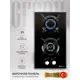 Газовая варочная панель Gfgril GF-HBG102B 29 см 2 конфорки цвет черный