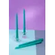 Набор античных свечей Crystal Trees "Бирюзовый бриз" высота 25 см цвет бирюзовый 4 шт