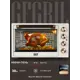 Электропечь Gfgril GFO-38W 39x53x34 см цвет белый