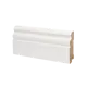 Плинтус напольный МДФ Деартио U 105-80 белый 80x18x2050 мм