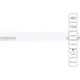 Трековый светильник линейный светодиодный Arte lamp A4662pl-1wh 10 Вт 2 м² цвет белый