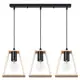 Светильник подвесной Arte lamp A8030sp-3bk 3 лампы 7 м² цвет черный
