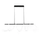 Светильник подвесной светодиодный Arte lamp A2850sp-75bk 23 м² теплый белый (желтый) свет цвет черный
