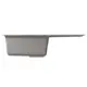 Врезная мойка Mixline Ml-gm31 50x77x19 см искусственный камень цвет серый