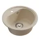 Врезная мойка Mixline ML-GM10 (328) NEW 44x44x18 см искусственный камень цвет бежевый