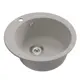 Врезная мойка Mixline ML-GM13 (310) NEW 49x49x20 см искусственный камень цвет серый