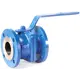 Кран шаровой прямой Faf D160-05802 DN80 PN10 чугун ручка рычаг