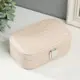 Шкатулка для украшений "Кожа крокодила" бежевая 15x10.5x5 см