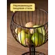 Фруктовница Shiny Kitchen J0074 17.50x23x17.50 см нержавеющая сталь цвет черный