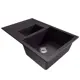 Врезная мойка Mixline Ml-gm22 50x77x19 см искусственный камень цвет шоколад