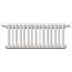 Радиатор трубчатый Guardo Pilon Aqua 2T-0400 8 BK 3/4" 335/38.4 8 секций боковое подключение сталь цвет белый