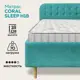 Матрас Plams Coral Sleep Н18 160x180x18 см беспружинный, двуспальный