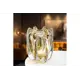 Ваза Elan gallery стеклянная светло-коричневая 22 см