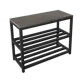 Полка для обуви Redford 70x54.5x30 см 3 полки сталь цвет серо-коричневый