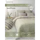 Комплект постельного белья Deнастия Жатый эко-хлопок C030072, евро, бязь, зеленый
