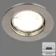 Светильник штампованный Эра MR16 12V/220V 50W цвет сатин-никель