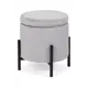 Стул Myfar Фрэнк 43x44x43 см велюр цвет светло-серый