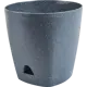 Горшок цветочный Ingreen Stone ø17 h16.5 см v2.5 л пластик темный серый