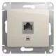 Розетка компьютерная встраиваемая Schneider electric Glossa GSL000981K RJ45 цвет молочный