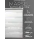 Рулонная штора день/ночь Lm decor Марсель 25-01 140x170 см цвет белый