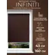 Рулонная штора Lm decor Инфинити 41-02 коричневый 43x160 4102043
